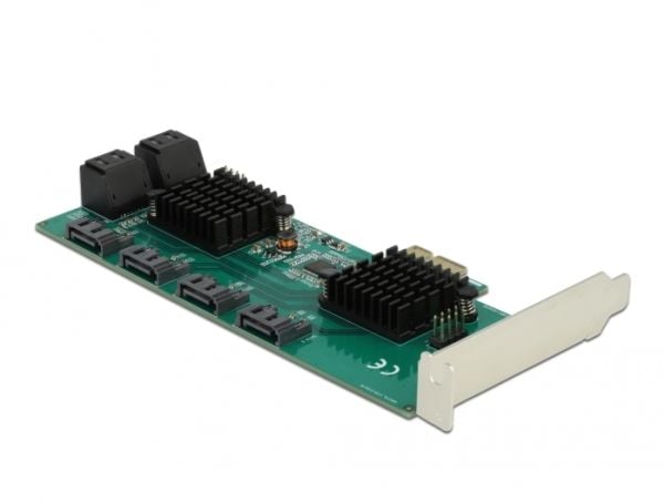 Delock - Lagringskontroller - SATA 6 Gb/s - lav profil - PCIe 2.0 x1