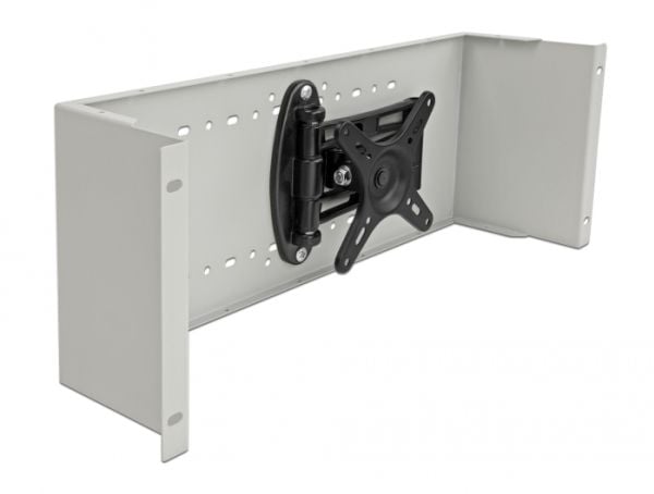 Delock - Monteringskomponent (leddarm) - for LCD-skjerm - metall - grå - vognmonterbar