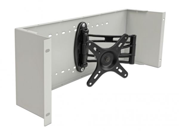 Delock - Monteringskomponent (leddarm) - for LCD-skjerm - metall - grå - vognmonterbar