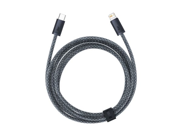 Baseus Dynamic, 2 m, Lightning, USB C, Uros, Uros, Harmaa