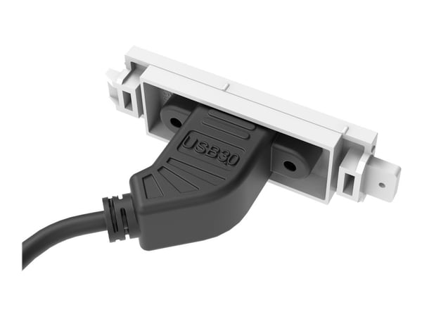 VISION TechConnect 3 USB-b module - Modulkontaktplatta med insnäppsfästen - USB typ B