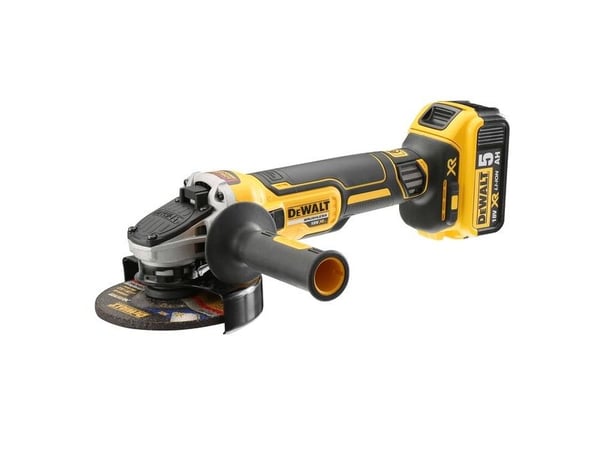 DeWALT XR DCG405P2 - Kulmahiomakone - johdoton - 1000 W - 125 mm - 2 akkua - 18 V