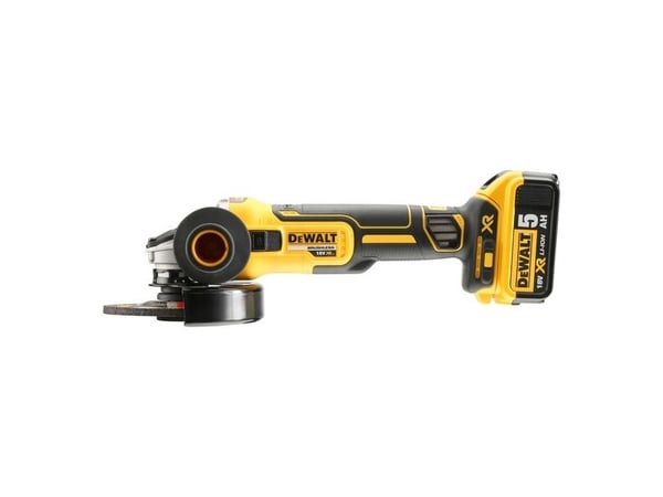 DeWALT XR DCG405P2 - Kulmahiomakone - johdoton - 1000 W - 125 mm - 2 akkua - 18 V