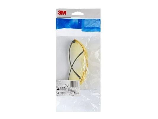 3M 7100078986, Sikkerhetsbriller, Sort, Grønn, Plast, Polykarbonat, Boks, 20 stykker