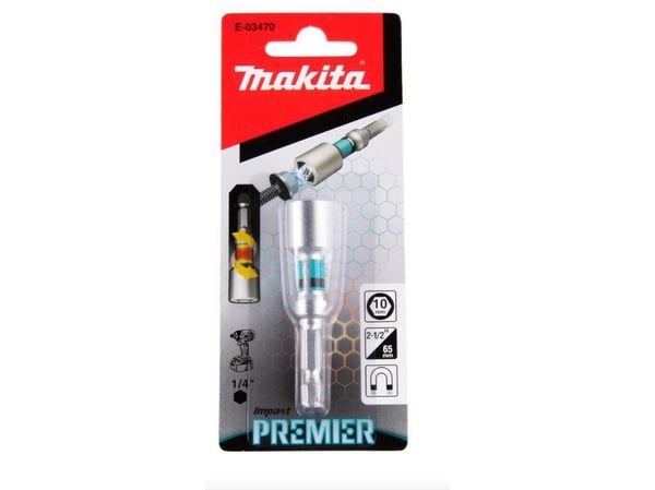 Makita Impact Premier - Impact bit socket - sekspunkters - 10 mm - heksagonal - lengde: 65 mm - for Makita DTD172RTJ