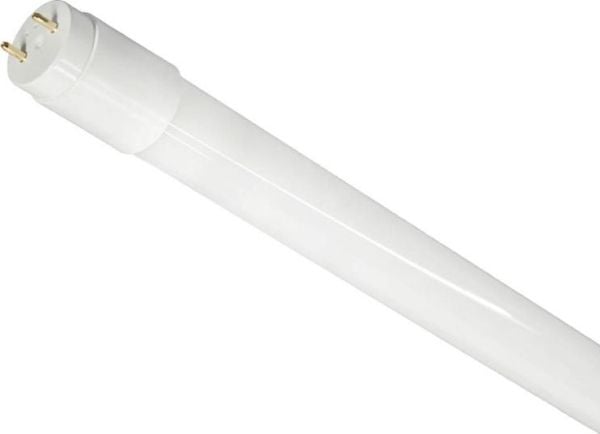 LED lysrør G13 T8 600 mm høy lumen 6000K 1250 lm, enkelt endedrift, melkeaktig diffusor