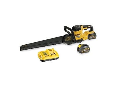 DeWALT DCS398T2-QW, 2400 RPM, 43 cm, 4 cm, Musta, Keltainen, 95 dB, 104 dB