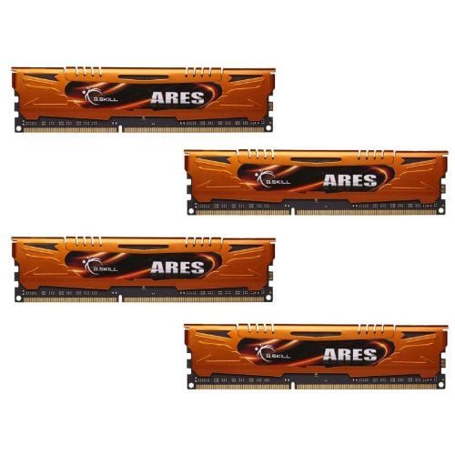 G.Skill ARES - DDR3 - sett - 32 GB: 4 x 8 GB - DIMM 240-pin - 1600 MHz / PC3-12800 - CL10 - 1.5 V - ikke-bufret - ikke-ECC