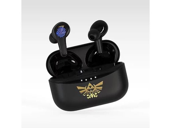OTL Technologies Nintendo Legend of Zelda, Trådløs, Samtaler/musikk, 20 - 20000 Hz, 42 g, Hodetelefoner, Sort