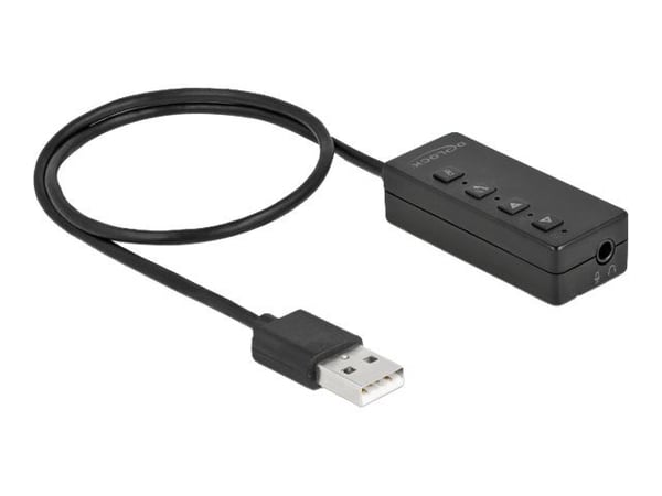 Delock - Lydkort - 16-bit - 48 kHz - 100 dB SNR - stereo - USB 2.0