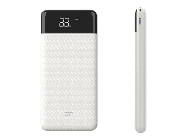 Silicon Power GP28, 10000 mAh, Litium polymeeri (LiPo), 3,7 V, Harmaa