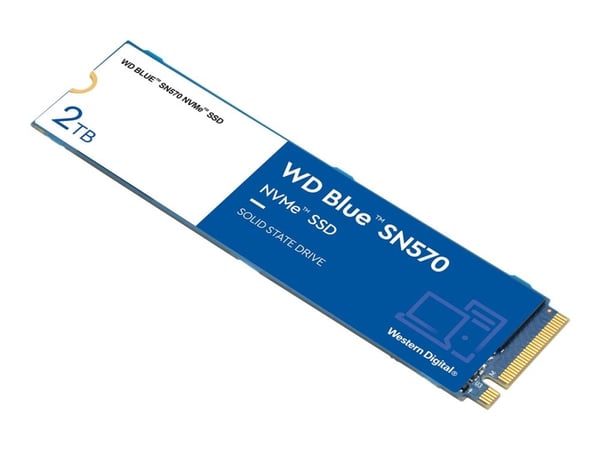 WD Blue SN570 NVMe SSD WDS200T3B0C - SSD - 2 TB - intern - M.2 2280 - PCIe 3.0 x4 (NVMe)
