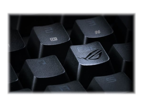 ASUS ROG PBT Doubleshot - Kosketuslevysarja - musta