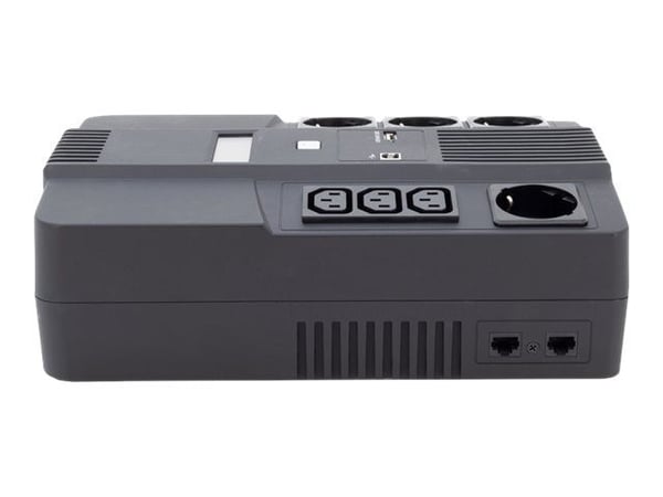 DIGITUS All-in-One UPS - UPS - AC 220-240 V - 360 watt - 600 VA - 7 Ah - USB - utgangskontakter: 7