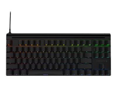 CHERRY MX-Board 8.0 - Tastatur - bakgrunnsbelyst - USB - USA - tastsvitsj: CHERRY MX Brown - svart