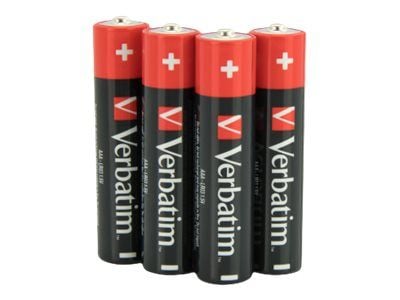 Verbatim - Batteri 4 x AAA / LR03 - alkaliskt
