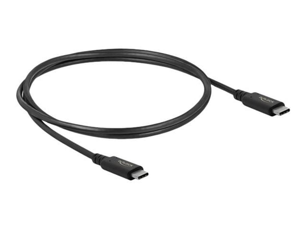 Delock - USB-kabel - USB-C (hann) til USB-C (hann) - USB4 / Thunderbolt 3 / DisplayPort - 20 V - 5 A - 80 cm - støtte for Power Delivery 3.0, 8 K 6...