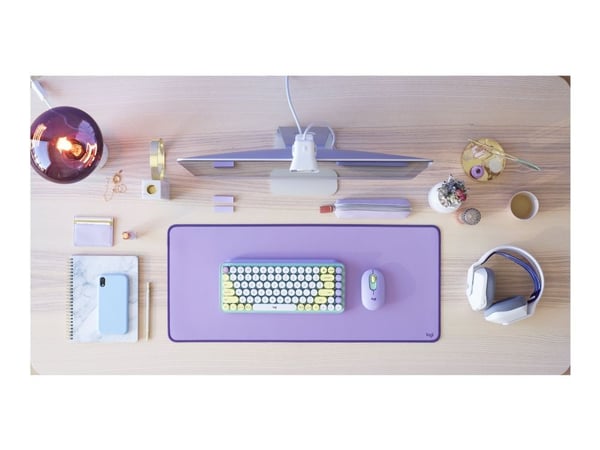 Logitech Studio Series Desk Mat - Tastatur og musepute - lavendel