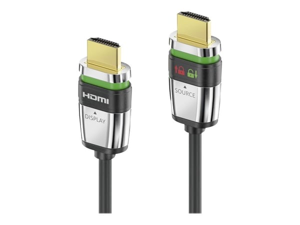PureLink FiberX Series FX-I375 - Ultra High Speed - HDMI-kabel - HDMI hann til HDMI hann - 10 m - skjermet hybrid kobber/fiber-optikk - svart - run...
