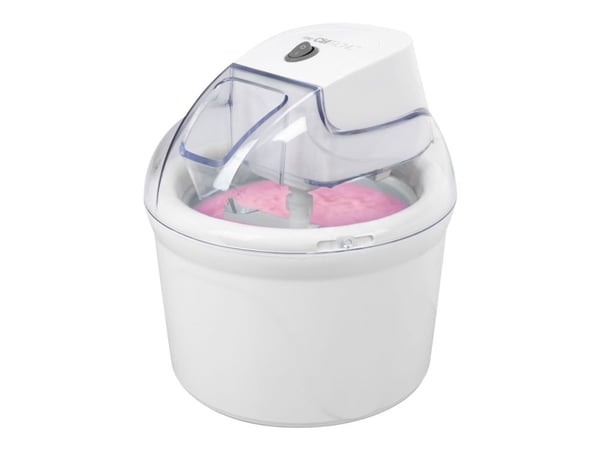 Clatronic ICM 3764 - Sorbetblandare - 1,5 liter - 12 W - vit