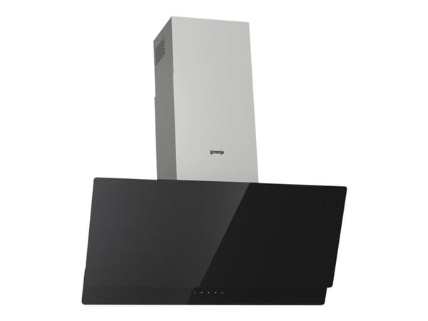 Gorenje Essential WHI949EXBG - Panser - skorsteinvinklet - bredde: 90 cm - dybde: 33.5 cm - ekstraksjon og resirkulasjon (-) - med intern motor - r...