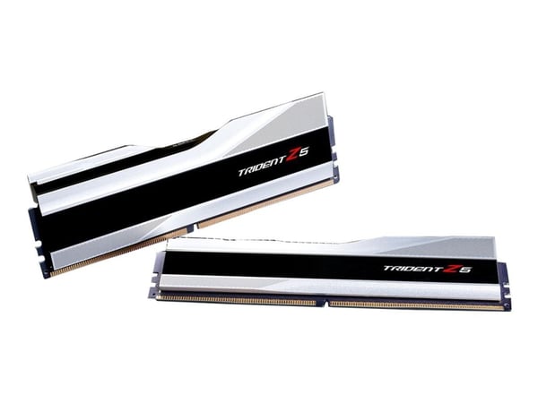 G.Skill Trident Z5 - DDR5 - sett - 32 GB: 2 x 16 GB - DIMM 288-pin - 6000 MT/s / PC5-48000 - CL36 - 1.35 V - ikke-bufret - ikke-ECC - metallic sølv