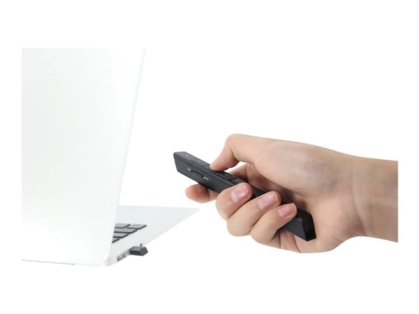TECHly - Presentasjonsfjernstyring - RF - svart