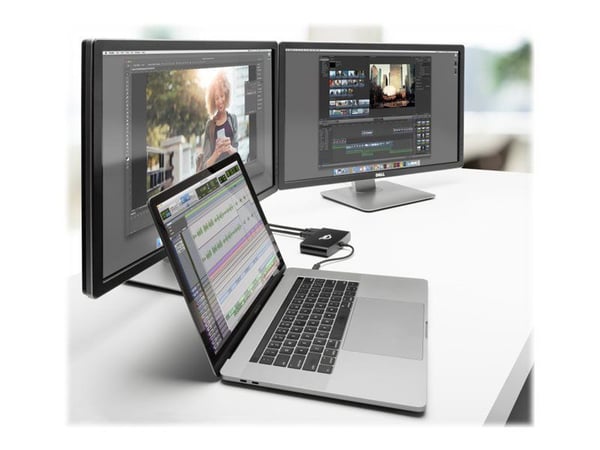 OWC 5 Port Thunderbolt 3 min-Dock 2 x HDMI, features 2 x HDMI 4K60, USB 3, USB 2, 1GBe Network