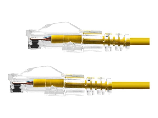 ProXtend - Nettverkskabel - RJ-45 (hann) til RJ-45 (hann) - 5 m - 3.6 mm - UTP - CAT 6 - halogenfri, uten hindringer, flertrådet - gul