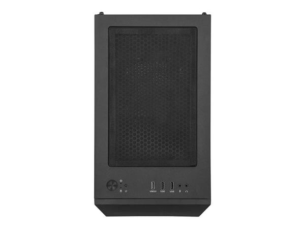 SilverStone FARA H1M - Tower - micro ATX - ingen strömförsörjning (ATX / PS/2) - USB/ljud