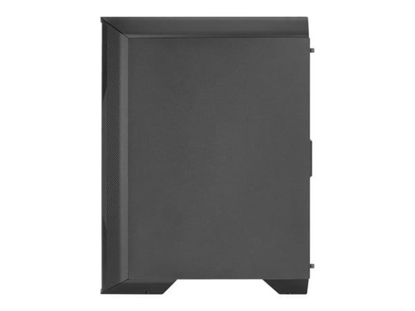 AeroCool Splinter Duo - Mid tower - ATX - genomskinlig sidopanel (härdat glas) - svart - USB/ljud