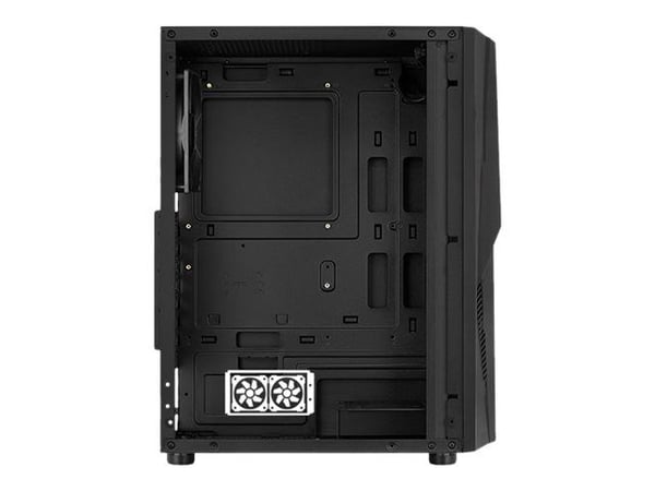 AeroCool Mecha - MT - ATX - sidepanel med vindu (herdet glass) - ingen strømforsyning (ATX) - svart - USB/lyd