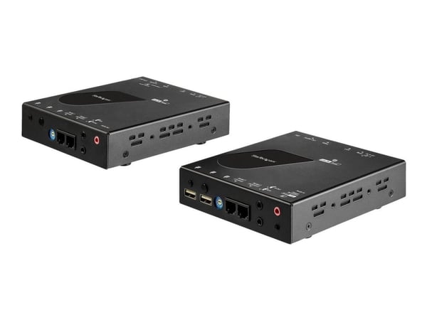 Startech HDMI KVM Extender over IP Network - 4K 30Hz HDMI and USB over IP LAN or Cat5e/Cat6 Ethernet (100m/330ft) - Remote KVM Console - Video/lyd-...