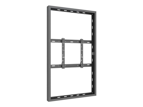 Multibrackets M Pro Series - Innhegning - lav profil - for digitalsignerings-LCD-panel - medium - låsbar - stål - svart - skjermstørrelse: 55" - ve...