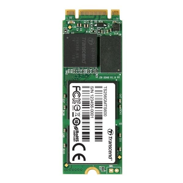 Transcend MTS600 - SSD - 256 GB - intern - M.2 2260 - SATA 6Gb/s