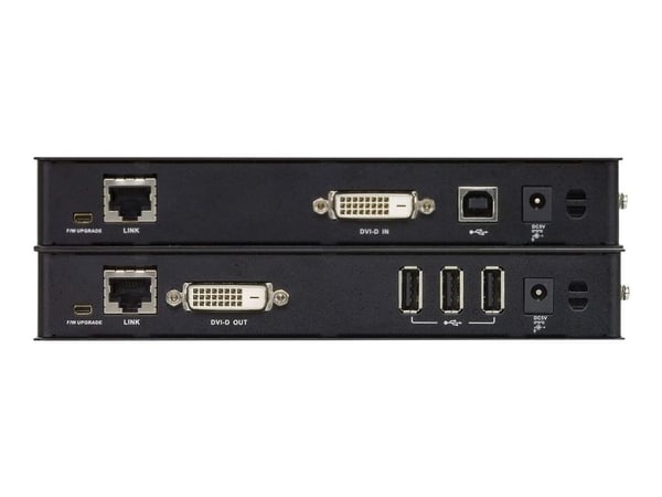 ATEN CE610A DVI HDBaseT KVM Extender with ExtremeUSB - Fjern- og lokal enhet - KVM / USB-utvider - HDBaseT - USB - opp til 100 m