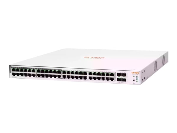 HPE Networking Instant On 1830 48G 24p Class4 PoE 4SFP 370W Switch - Switch - smart - 24 x 10/100/1000 + 24 x 10/100/1000 (PoE+) + 4 x Gigabit SFP ...