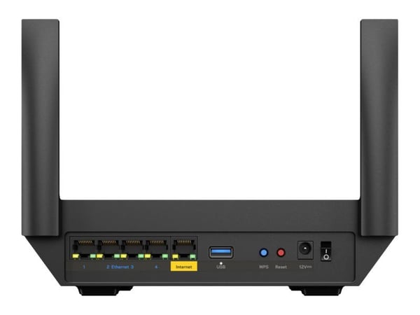 Linksys Hydra Pro 6 - Trådløs ruter 4-portssvitsj - 1GbE - Wi-Fi 6 - Dobbeltbånd