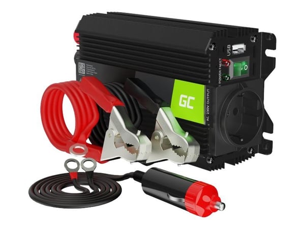 Green Cell PRO - DC til AC inverter - DC 24 V - 600 Watt - sortering