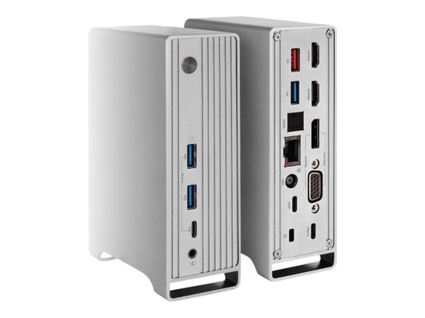Club 3D - Dokkingstasjon - USB-C - VGA, 2 x HDMI, DP - 1GbE - 120 watt