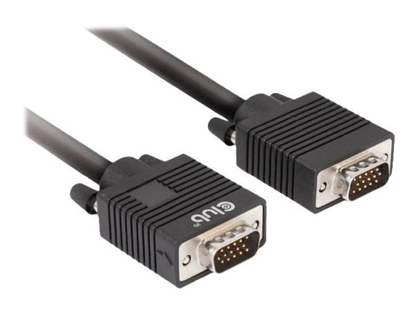 Club 3D - VGA-kabel - HD-15 (VGA) (hann) til HD-15 (VGA) (hann) - 10 m - 1080p-støtte