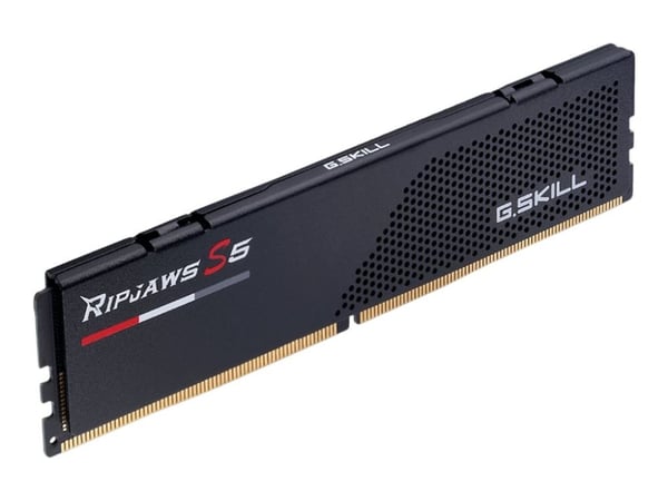 G.Skill Ripjaws S5 - DDR5 - sett - 32 GB: 2 x 16 GB - DIMM 288-pin - 5600 MT/s / PC5-44800 - CL40 - 1.2 V - ikke-bufret - ikke-ECC - matt svart