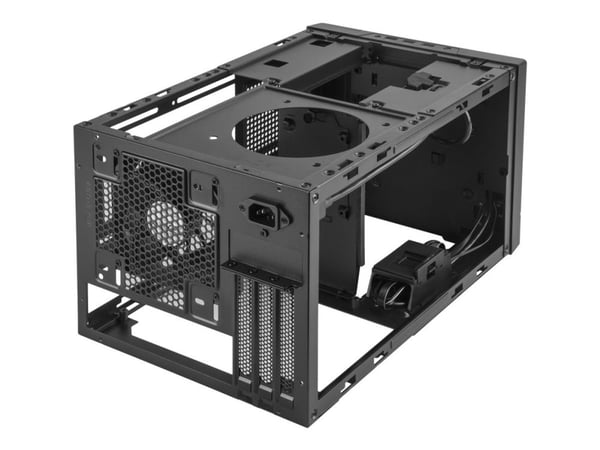 SilverStone SUGO SG14B - Tower - Mini-DTX - ingen strömförsörjning (ATX / PS/2) - svart - USB/ljud