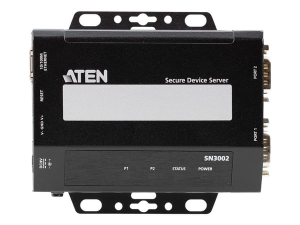 ATEN Altusen SN3000 series SN3002 - Enhetsserver - 2 portar - 100Mb LAN, RS-232