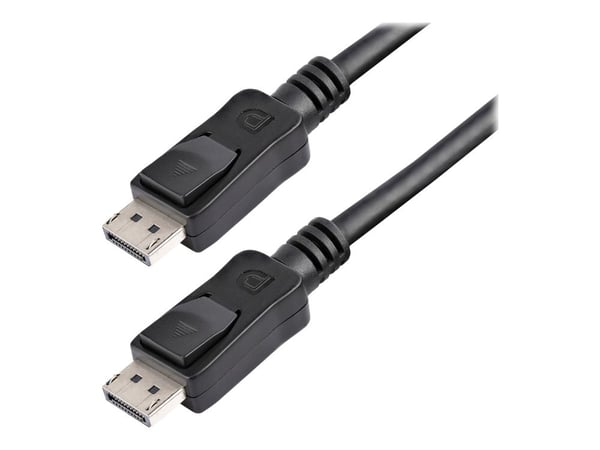 StarTech 7m DisplayPort Cable with Latches M/M - DisplayPort-kabel - DisplayPort (hann) til DisplayPort (hann) - 7 m - låst - svart