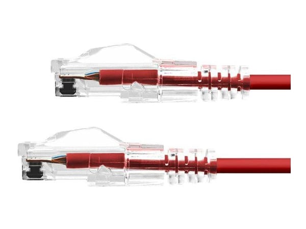 ProXtend Ultra Slim - Koblingskabel - RJ-45 (hann) til RJ-45 (hann) - 5 m - 3.6 mm - UTP - CAT 6 - halogenfri, flertrådet - rød