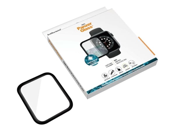 PanzerGlass Original - Skærmbeskytter for smart watch - sort - for Apple Watch (44 mm)