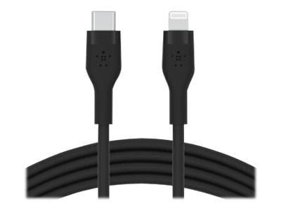 Belkin BoostCharge - Lightning-kabel - USB-C hann til Lightning hann - 2 m - svart