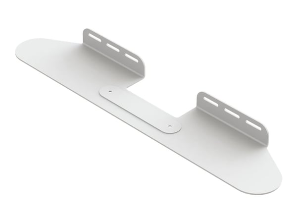 Flexson B-FWM - Brakett - for lydplanke - høykvalitets stål - hvit - veggmonterbar - for Sonos Beam