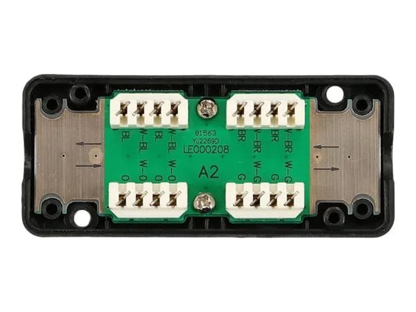 Extralink EX.9618, Musta, Muovi, Cat6, U/UTP (UTP), 1 kpl